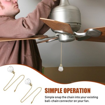 Фэн-лампа с подвесной цепочкой, лампочка с патроном, 2 шт.