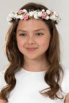 No1 Венок для причастия, как яркие белые и розовые венки для причастия WK99a