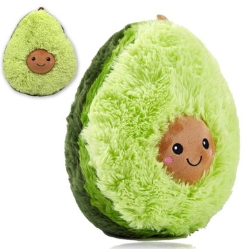 AWOKADO PRZYTULANKA OWOCE WYPCHANE ZWIERZĘTA PLUSZOWE ZABAWKI ZIELONE 40 CM