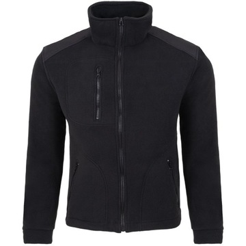 Gruby polar bluza polarowa czarna rozpinana mocna