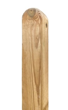 Kantówka drewniana gładka ŁUK 9x9x110 cm prosta zielona impregnowana OUTLET