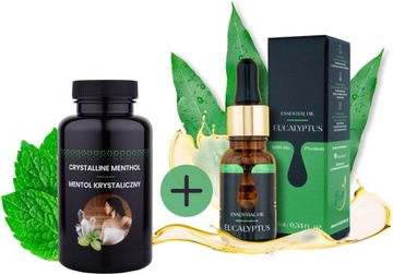 Mentol saunowy 50g + Olejek Naturalny eukaliptus 10ml