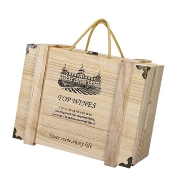 Деревянный ящик для хранения вина C Case