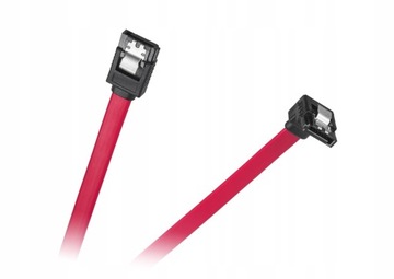 Kabel do dysku SATA wtyk prosty - wtyk kątowy 0.5m