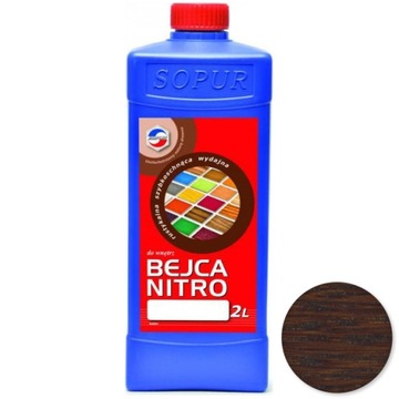 Bejca nitro do drewna SOPUR 2l orzech 22-66