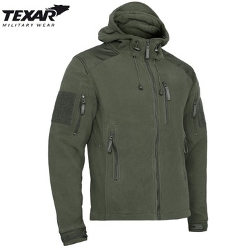 СВИТШОТ TEXAR HUSKY ИЗ ФЛИСА 360г КУРТКА OLIV XL