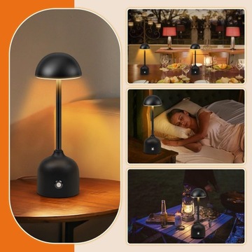 БЕСПРОВОДНАЯ НАСТОЛЬНАЯ ЛАМПА НОЧНИК С СЕНСОРНОЙ ЗАТЕМЛЕНИЕМ USB 4500 мАч