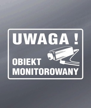 NAKLEJKA OBIEKT MONITOROWANY