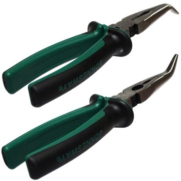 Длинногубцы изогнутые изогнутые 200мм 8' Jonnesway