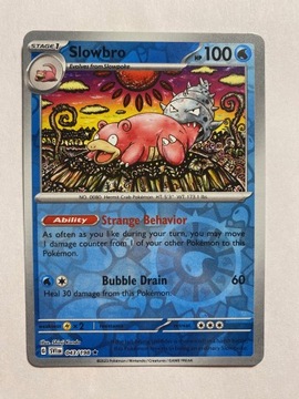 Scarlet & Violet reverse 043/198 Slowbro