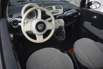 Fiat 500 II Seria 1 1.2 69KM 2014 Fiat 500 1.2 Benzyna klimatyzacja panorama gwar, zdjęcie 10