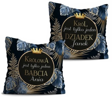 Zestaw Poduszek Prezent na Dzień Babci i Dziadka