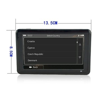 5-дюймовый грузовой навигатор 8G Автомобильный GPS-навигатор