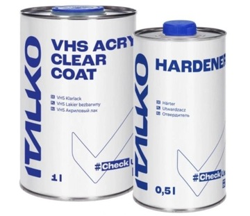 LAKIER BEZBARWNY VHS ITALKO 1L KPL. Z UTWARDZACZEM