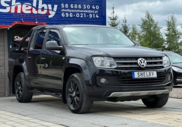 Volkswagen Amarok I Pick Up Double Cab 2.0 BiTDI 180KM 2014 Volkswagen Amarok 2.0BiTDi 180KM 4MOTION Dark Label Klima Navi Pol Skora P, zdjęcie 4
