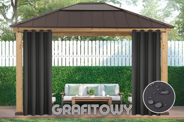 ВОДОНЕПРОНИЦАЕМЫЕ ШТОРЫ 155х200 ГРАФИТ ВОДОНЕПРОНИЦАЕМЫЙ