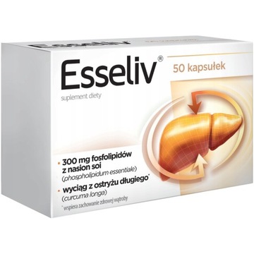 Esseliv 50 kapsułek Wsparcie Wątroby Detox