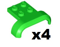 LEGO 28326 Nadkole Jasny zielony 4 szt. NOWA