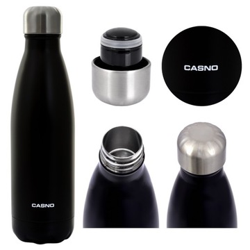 Stalowa butelka termiczna termos CASNO 500 ml