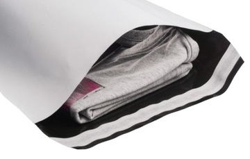 Фольгированные пакеты Courier Envelopes 260X350 B4, прочный полиэтилен, белые, 1000 шт.