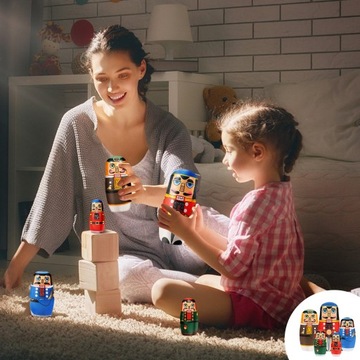 Матрешка Деревянная Кукла Щелкунчик Россия