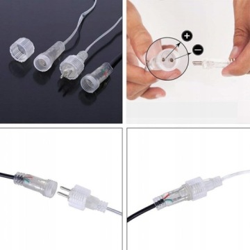 Лампы Icicles Meteors Falling Snow 288 LED 50см