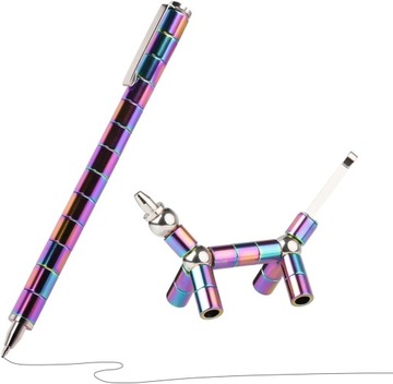 Długopis Magnetyczny Metalowy Wielofunkcyjny Polar Pen Prezent na Święta