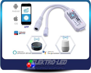 Светодиодный контроллер RGBW PILOT Wi-Fi Magic Home ОС Android