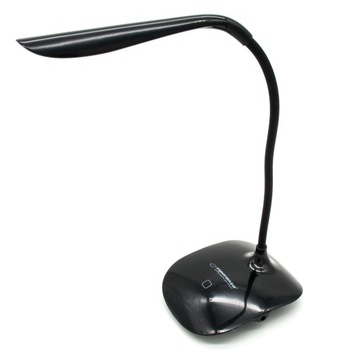 Giętka LAMPKA BIURKOWA LED 3W STOJĄCA na baterie