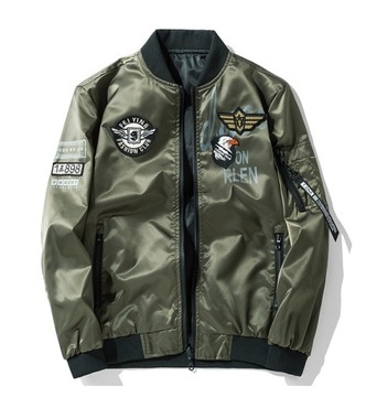 M KURTKA BOMBERKA DWUSTRONNA ARMY VINTAGE UNISEX