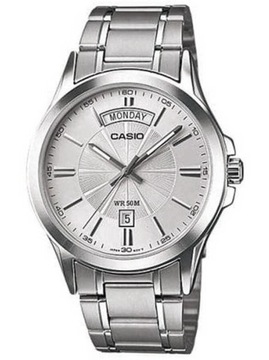 ZEGAREK MĘSKI CASIO MTP-1381D-7AVDF (zd076b) + BOX + GRAWER