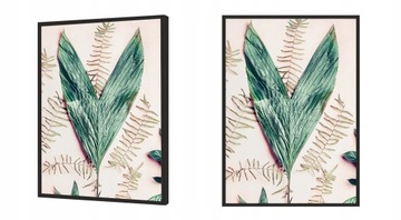 КАРТИНА-ПОСТЕР В РАМКЕ 33х43 см Лист П780