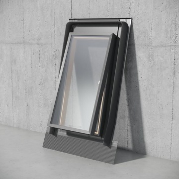 ВЫХОД НА ДВОЙНУЮ СТЕКЛЯННУЮ КРЫШУ, ROOFLITE 48x90 + ОТБОЙКА