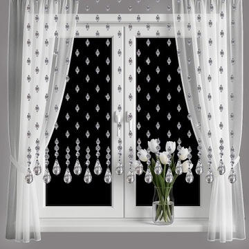 KRYSZTAŁKI makarony OGROMNA ŁEZKA 200cm w5 HIT