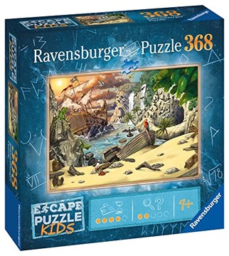 Ravensburger Pirate's Peril Escape Room Mystery Challenge Jigsaw Puzzle for