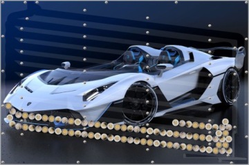 Уникальная подарочная копилка XL номиналом 5 злотых с автоматическим выводом средств на различные автомобили