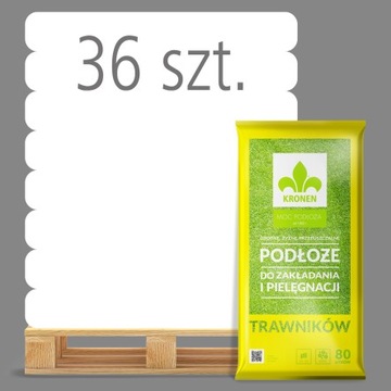 KRONEN PODŁOŻE DO TRAWNIKÓW PALETA 36 szt.
