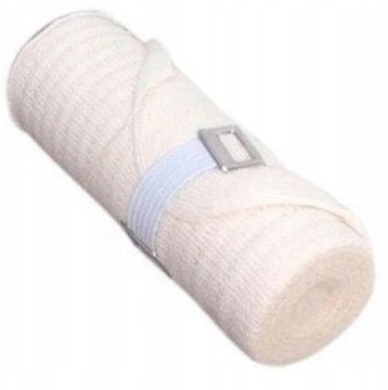 Opaska podtrzymująca elastyczna BANDAŻ 8cm x 5m z ZAPINKĄ elastoBAND FLEX