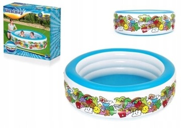 Basen Dmuchany Okrągły 196 cm x 53 cm Bestway51122