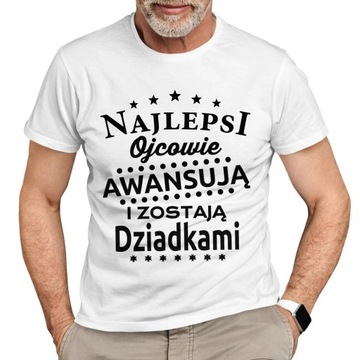 KOSZULKA NA DZIEŃ DZIADKA PREZENT URODZINY NAJLEPSZY DZIADEK T-SHIRT | M