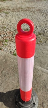 Słupek parkingowy odblask uchylny blokujący 80cm