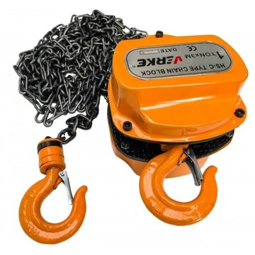 Verke V87265 Лебедка цепная 1T x 3м