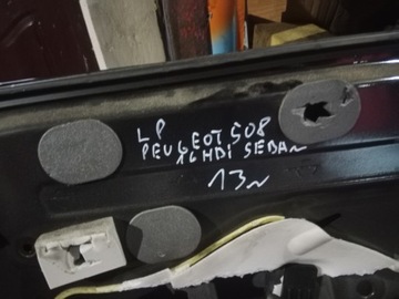 DVEŘE LEVÝ PŘEDNÍ PEUGEOT 508 KTVD SEDAN EVROPA