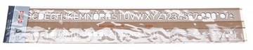KOH-I-NOOR Szablon cyfrowo-literowy 10 mm