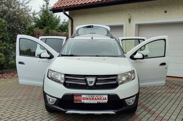 Dacia Sandero II Stepway TCe  90KM 2016 Dacia Sandero Stepway BARDZO ZADBANA Nawigacja Czujniki Parkowania Tempoma, zdjęcie 1