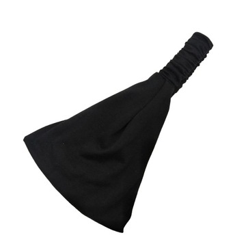 Women Lady Solid Color Lace Wide Elastic Headband Bandanas Head Wraps