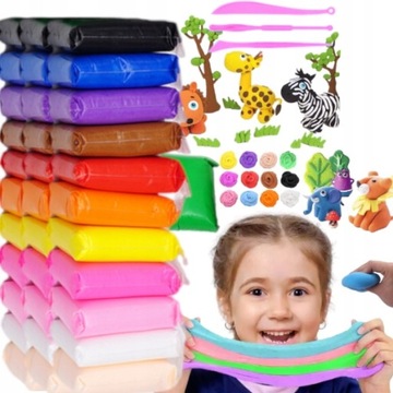 PIANKOLINA PLASTELINA PIANKOWA MAGICZNA POLIMEROWA MAGIC GLINA ZESTAW 96