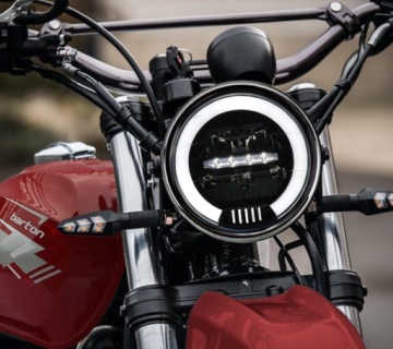 Фара, светодиодная лампа, тюнинг, CHOPER, чоппер Cafe racer