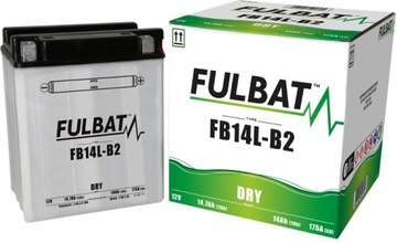 Akumulator FULBAT YB14L-B2 (suchy, obsługowy, kwas