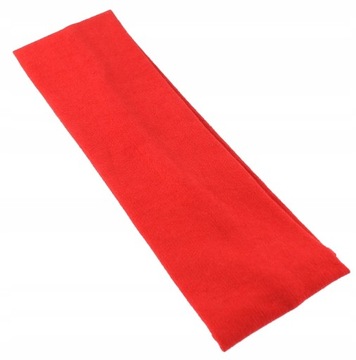 OPASKA DO WŁOSÓW LYCRA CZERWONA 6,5 CM